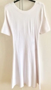 Topshop, White Dress. flared skirt. Size 12. Brand New with tags - Picture 1 of 7
