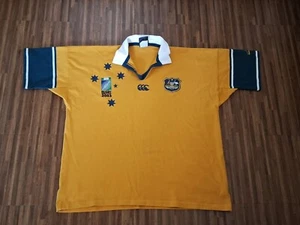 Wallabies Jersey Australia 2003 World Cup Men's XXL George Gregan Signed L181 - Picture 1 of 9