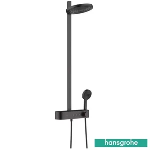 Hansgrohe Pulsify Matt black 260 2Jet Thermostatic Showerpipe with ShowerTablet - Picture 1 of 9