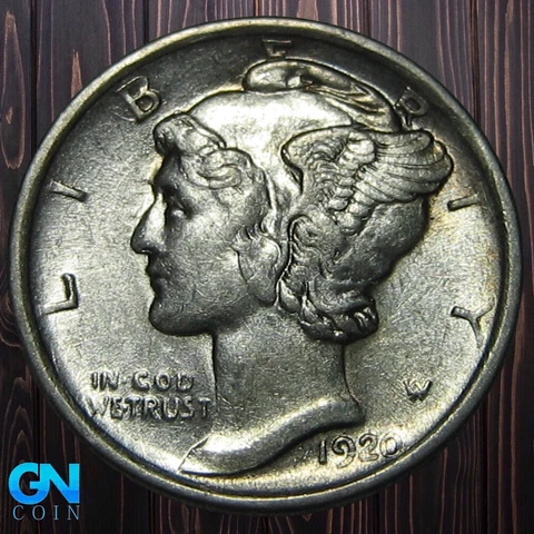 1920 D Mercury Dime   #K5967 Cover