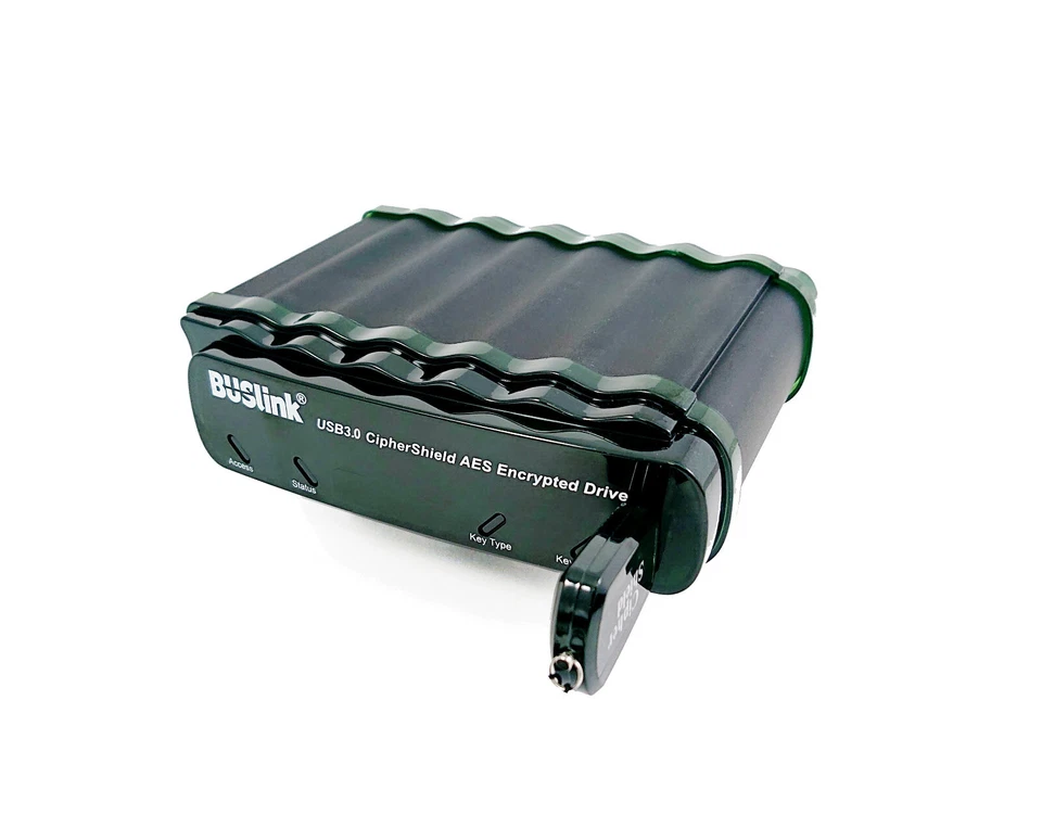 USB Powered 3.2 Gen 1 (3.0) HIPAA 256-bit AES Hardware Encrypted mini HDD - Image 1 of 1