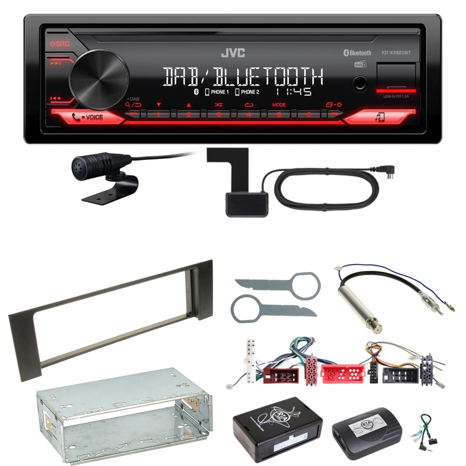 JVC KD-X282DBT 1-DIN Autoradio (DAB Bluetooth) #1907446