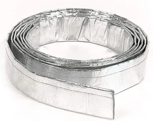 Aluminized Heat Sheath Heat Wrap Wire Shield Fire Sleeve 3/4"ID x10ft Adjustable - Bild 1 von 6