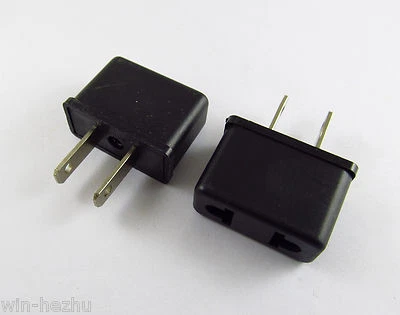 10件欧盟欧洲欧美交流电源壁式插头旅行充电器适配器转换器 — 第 1/2 张图片