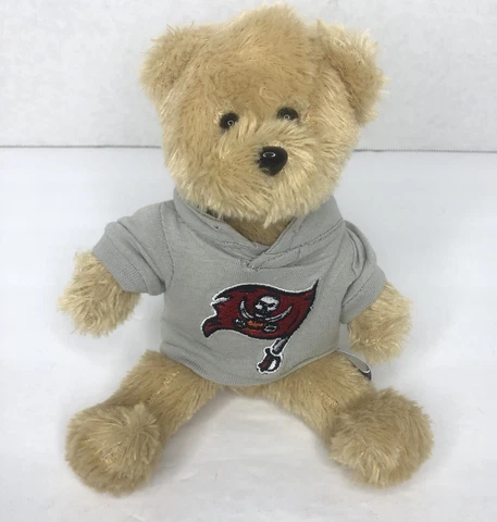 NFL Tampa Bay Buccaneers Plush Bear with Jersey 9" Retired Cover
