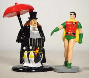 Vintage 1988 Batman’s Robin & 1992 Penguin D. DeVito Figurines DC Comics  Lot - Picture 1 of 3
