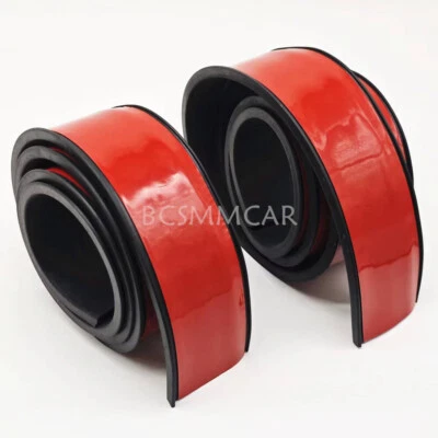 Car Body Wheel Rubber Fender Eyebrow Protection Moulding Strip 59in Accessories - Image 1 of 4