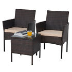 Rattan Furniture Bistro Set Garden Table Chair Patio Conservatory Wicker Uk