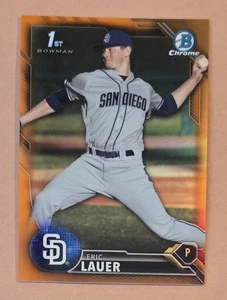 Eric Lauer 2016 Bowman Chrome Orange Refractor 04/25 1st Prospect #BDC-57 - Picture 1 of 2