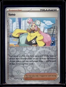 Iono SV02: Paldea Evolved Pokémon 185/193 Holograma Inverso Casi Nuevo+ - Imagen 1 de 2