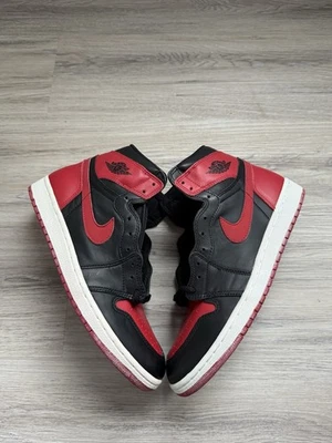 1994 Jordan 1 Retro High Bred 11 130207-601 Black/ Red DS NEW Vtg 85 - Image 1 of 4