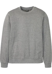 Sweatshirt mit Rundhals-Ausschnitt Gr 52/54 L Grau Herren Sweat-Shirt 1xget NEUw - Bild 1 von 1