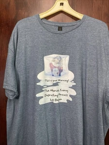 Gildan Soft Style Defrosting Mariah Carey T Shirt 2X Womens Plus Size Crew Neck - Picture 1 of 3