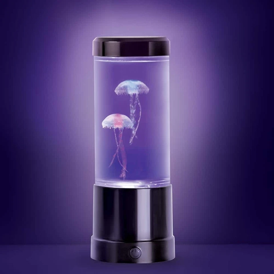 Unbranded LH-ML002-999 9 in. Black Indoor Jellyfish Table Lamp with RGB LED