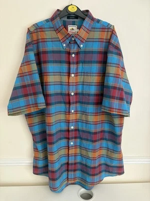 Men’s Surf Pendleton Seaside Button Up Short Sleeve Check Shirt Multicolour XL - Image 1 of 4