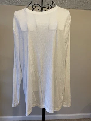 Hilos universales para mujer básicos blancos acanalados capas demasiado talla XXL Foto 1 de 4