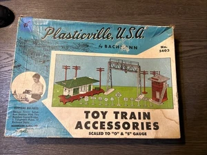 VINTAGE PLASTICVILLE USA TOY TRAIN ACCESSORIES UNIT No. 5403 by bachmann - Picture 1 of 2