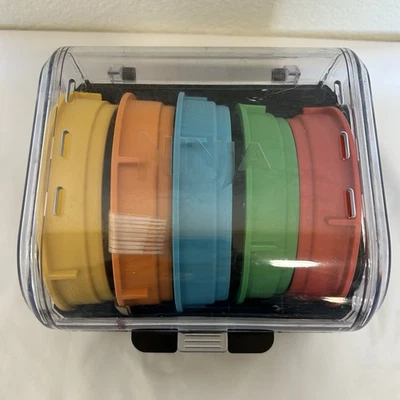 Juego de 5 discos y caja de almacenamiento Ninja Auto Spiralizer Pasta para sistemas Intelli-Sense Foto 1 de 4