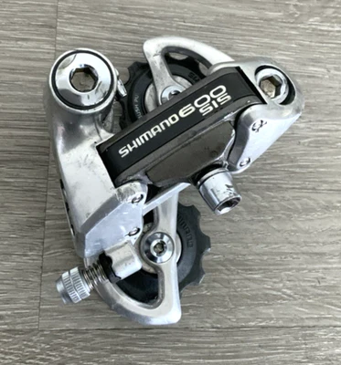 SHIMANO 600 REAR DERAILLEUR 6208 6, 7, OR 8 SPEED - Image 1 of 4