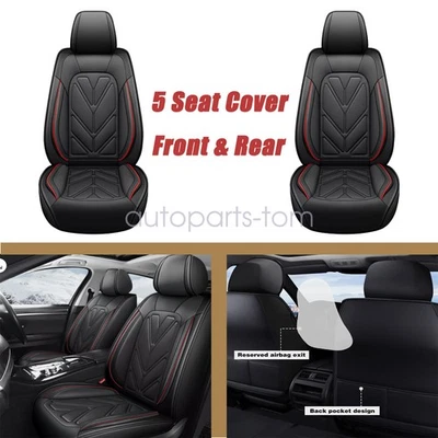 Fits Lexus LX600 LX570 LX470 Car 5 Seat Covers Full Set Front + Rear Cushion - Изображение 1 из 4