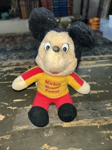 *RARO* Gorro de felpa eléctrico Knickerbocker Mickey Mouse de colección de los años 60 de Disney - Imagen 1 de 4