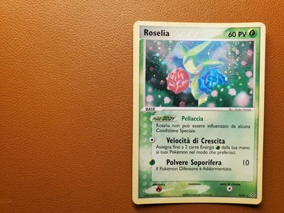 Roselia 9/97 Pokemon TCG 2003 Dragon Holo Rare Vintage e-READER (Italian) LP - Image 1 of 2
