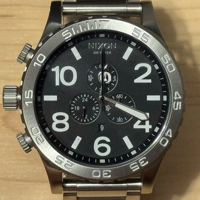 Nixon The 51-30 Chrono "Simplify" Chronograph Men's Analog Watch w/Box RUNS - Image 1 of 4