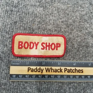 Vintage Body Shop Patch Car Mechanic Auto Shop Work Uniform 70s 80s AC2 - Picture 1 of 2