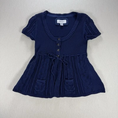 Vintage American Eagle Babydoll Sweater Top Y2K Fairycore Grunge Whimsical - Image 1 of 4