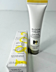 Beekman 1802 Bloom Cream Daily Moisturizer With Goat Milk .5fl.oz/15ml Travel Sz - Picture 1 of 4