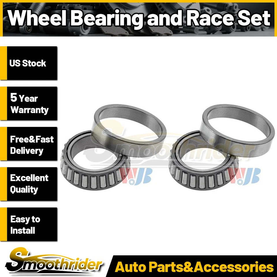 Juego de 2 cojinetes de rueda exterior delanteros y carreras WJB para Chevrolet Camaro 1980-1980 Foto 1 de 3