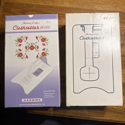 Memory Craft Clothsetter 10000 And Clothsetter III in Original Boxes  - Image 1 of 4