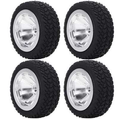 4PCS RC Auto Modell Zubehör Fit Für WLtoys 1/28 K989 - 53 RC Aluminium Reifen - Bild 1 von 4