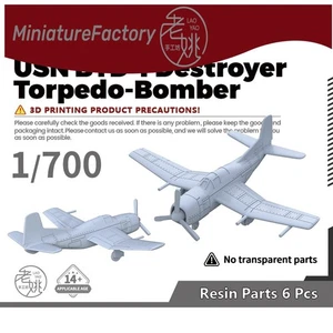 Destructor torpedero-bombardero SSMODEL 1/700 USN BTD-1 6 piezas - Imagen 1 de 4