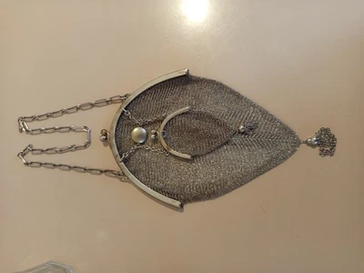 Borsetta argento 800 vintage anni 20 - Immagine 1 di 4