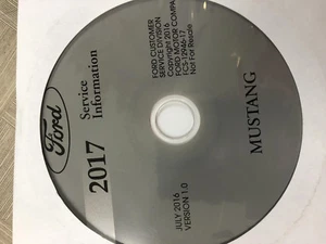 2017 Ford MUSTANG Taller Servicio Tienda Reparación Información Manual On CD OEM - Imagen 1 de 1