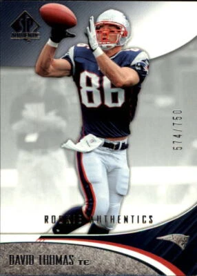 A7893- 2006 SP Authentic #97 David Thomas RC /750 - Image 1 of 2