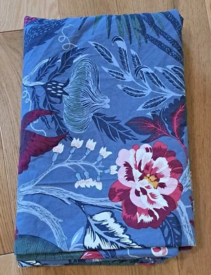 IKEA Filodendron Floral Bird Butterfly Twin Duvet Cover 100% Cotton Botanical - Image 1 of 4