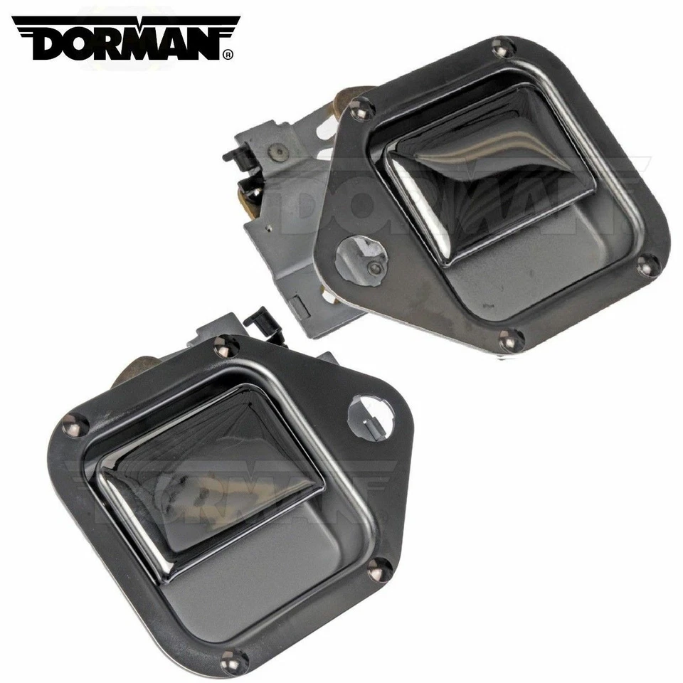 Juego de pares de manijas de puerta exteriores cromadas delanteras izquierda y derecha para Kenworth T800 Foto 1 de 1