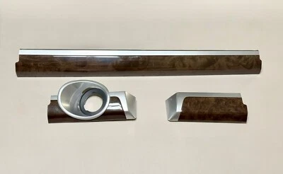 Juego de molduras de panel de cubierta de tablero de instrumentos Porsche Cayenne 958 2011-2018 madera OEM Foto 1 de 4