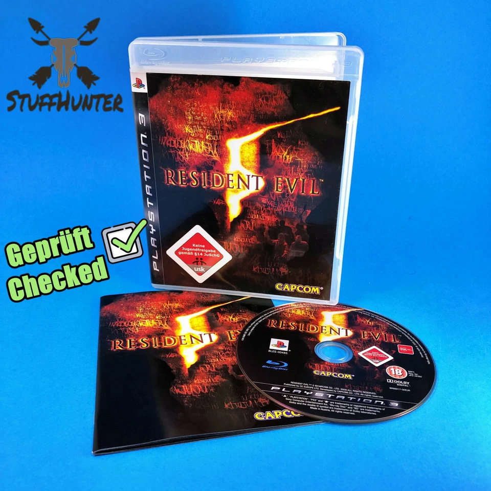 Resident Evil 5 - PS3 - Geprüft - USK18 * Sehr gut - Bild 1 von 1