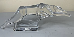 Vintage JG Durand Kristallglas Windhund Hund Figur Briefbeschwerer Frankreich - Bild 1 von 12