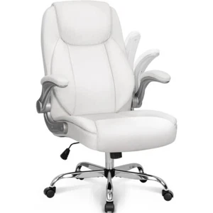 Ergonomic Office Chair PU Leather Executive Chair, Adjustable Height High Back - Picture 1 of 4