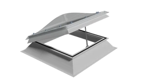 Polycarbonate Rooflight & Splayed Upvc Hinged Kerb - Picture 1 of 8