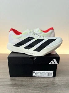 NEW Adidas Adizero Adios Pro 4 Cloud White Men's sz 10.5 ✅SHIPS IN 1 DAY✅ JR1094 - Picture 1 of 6