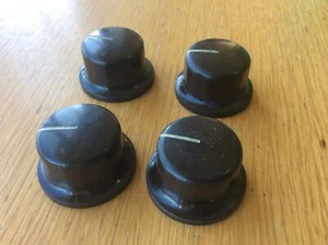 4x Hygena Electric Hob Hotplate Control Knobs, HGG-903, Black - Picture 1 of 2