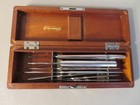 Antique WWII George Tiemann & Co. Field Surgical Set Incomplete W/ Box