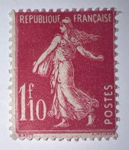 Travelstamps: France Stamp Scott #182 - 1.10f Sower Mint MOGH. - Picture 1 of 6