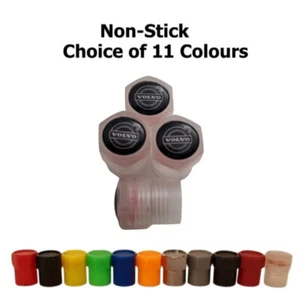 Volvo Plastic Wheel Valve Dust caps all models 11 Colours - Picture 1 of 3