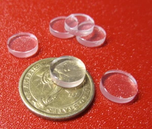 1/8 Zoll (0,118 Zoll) dick x 0,500 Zoll (1/2 Zoll) Durchmesser Acryl Kreisscheibe klar 50 Stück - Bild 1 von 12